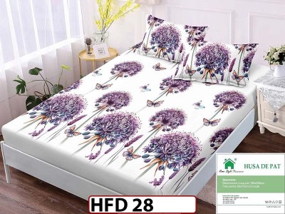 Husa de Pat din Finet + 2 Fete de Perne - Saltea 180x200 - Pat 2 Persoane - HFD28 Husa de Pat din Finet + 2 Fete de Perne - Saltea 180x200 - Pat 2 Persoane - HFD28