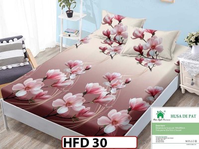 Husa de Pat din Finet + 2 Fete de Perne - Saltea 180x200 - Pat 2 Persoane - HFD30 Husa de Pat din Finet + 2 Fete de Perne - Saltea 180x200 - Pat 2 Persoane - HFD30