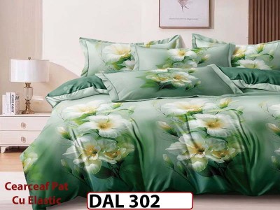 Lenjerie din finet cu 6 piese si cearceaf cu Elastic - DAL302 Lenjerie din finet cu 6 piese si cearceaf cu Elastic - DAL302