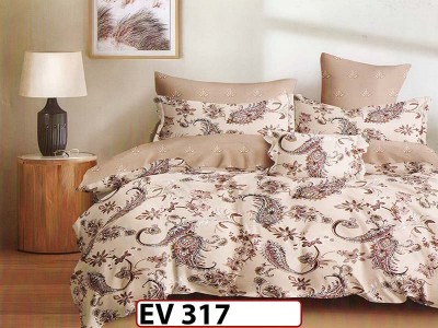 Lenjerie din bumbac Satinat 6 piese Casa New Concept - EV317 Lenjerie din bumbac Satinat 6 piese Casa New Concept - EV317