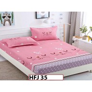 Husa de Pat din Finet + 2 Fete de Perne - Saltea 180x200 - Pat 2 Persoane - HFJ35