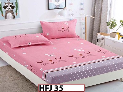 Husa de Pat din Finet + 2 Fete de Perne - Saltea 180x200 - Pat 2 Persoane - HFJ35 Husa de Pat din Finet + 2 Fete de Perne - Saltea 180x200 - Pat 2 Persoane - HFJ35