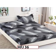 Husa de Pat din Finet + 2 Fete de Perne - Saltea 180x200 - Pat 2 Persoane - HFJ36