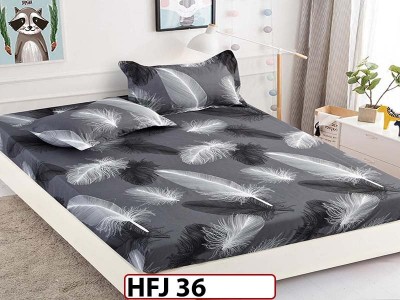 Husa de Pat din Finet + 2 Fete de Perne - Saltea 180x200 - Pat 2 Persoane - HFJ36 Husa de Pat din Finet + 2 Fete de Perne - Saltea 180x200 - Pat 2 Persoane - HFJ36