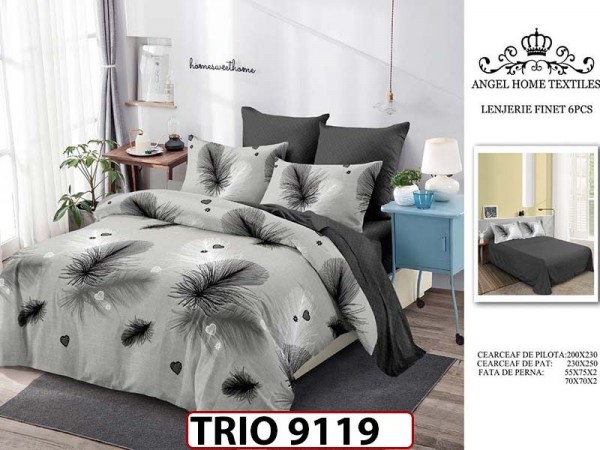 Lenjerie din finet  6 piese  - TRIO9119