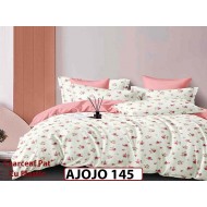 Lenjerie din finet 6 piese si cearceaf cu Elastic - AJOJO145