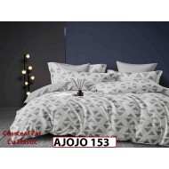 Lenjerie din finet 6 piese si cearceaf cu Elastic - AJOJO153