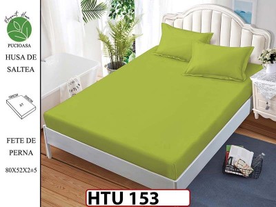 Husa de Pat din Finet + 2 Fete de Perne - Saltea 180x200 - Pat 2 Persoane - HTU153 Husa de Pat din Finet + 2 Fete de Perne - Saltea 180x200 - Pat 2 Persoane - HTU153