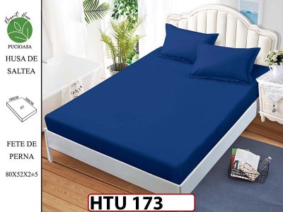 Husa de Pat din Finet + 2 Fete de Perne - Saltea 180x200 - Pat 2 Persoane - HTU173 Husa de Pat din Finet + 2 Fete de Perne - Saltea 180x200 - Pat 2 Persoane - HTU173