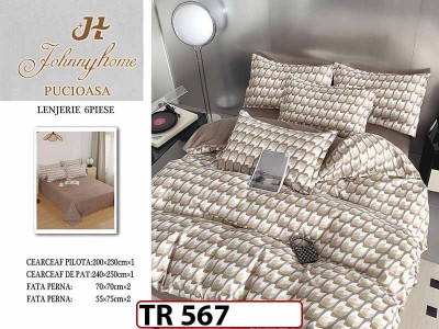 Lenjerie din Finet cu 6 Piese - TR 567 Lenjerie din Finet cu 6 Piese - TR 567