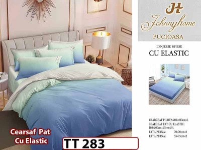 Lenjerie din finet 6 piese si cearceaf cu Elastic - TT 283 Lenjerie din finet 6 piese si cearceaf cu Elastic - TT 283