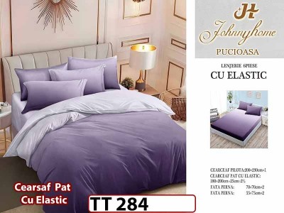 Lenjerie din finet 6 piese si cearceaf cu Elastic - TT 284 Lenjerie din finet 6 piese si cearceaf cu Elastic - TT 284