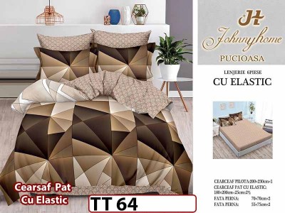 Lenjerie din finet 6 piese si cearceaf cu Elastic - TT 64 Lenjerie din finet 6 piese si cearceaf cu Elastic - TT 64