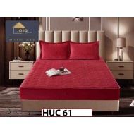 Husa matlasata tip topper din catifea 180x200 - Pat 2 Persoane - HUC61