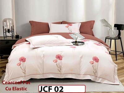 Lenjerie din finet 6 piese cu cearceaf elastic - JCF02 Lenjerie din finet 6 piese cu cearceaf elastic - JCF02