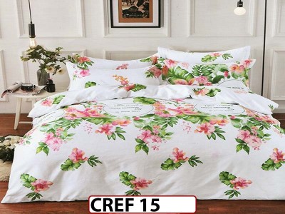 Lenjerie de lux din bumbac creponat cu 4 piese - CREF15 Lenjerie de lux din bumbac creponat cu 4 piese - CREF15