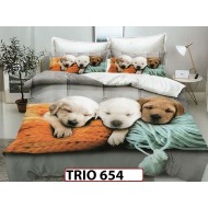 Lenjerie din finet  6 piese - TRIO654