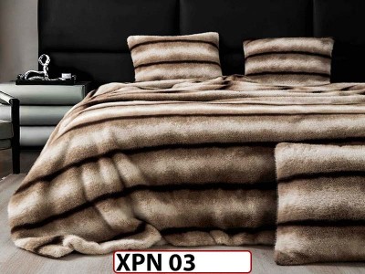 Patura Pufoasa din Blanita Artificiala de Nurca cu fermoar din 3 piese- XPN03 Patura Pufoasa din Blanita Artificiala de Nurca cu fermoar din 3 piese- XPN03