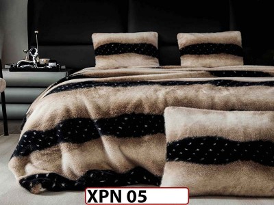 Patura Pufoasa din Blanita Artificiala de Nurca cu fermoar din 3 piese- XPN05 Patura Pufoasa din Blanita Artificiala de Nurca cu fermoar din 3 piese- XPN05