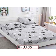 Husa de Pat din Finet + 2 Fete de Perne - Saltea 90x200  - HFDJ05