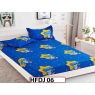 Husa de Pat din Finet + 2 Fete de Perne - Saltea 90x200  - HFDJ06