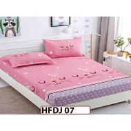 Husa de Pat din Finet + 2 Fete de Perne - Saltea 90x200  - HFDJ07