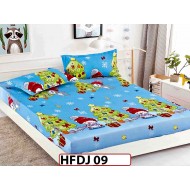 Husa de Pat din Finet + 2 Fete de Perne - Saltea 90x200  - HFDJ09