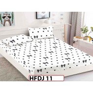 Husa de Pat din Finet + 2 Fete de Perne - Saltea 90x200  - HFDJ11