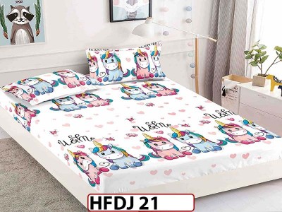 Husa de Pat din Finet + 2 Fete de Perne - Saltea 90x200  - HFDJ21 Husa de Pat din Finet + 2 Fete de Perne - Saltea 90x200  - HFDJ21