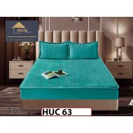 Husa matlasata tip topper din catifea 180x200 - Pat 2 Persoane - HUC63