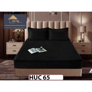 Husa matlasata tip topper din catifea 180x200 - Pat 2 Persoane - HUC65