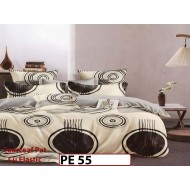 Lenjerie din finet 4 piese 1 Persoana Cearceaf cu Elastec - PE55