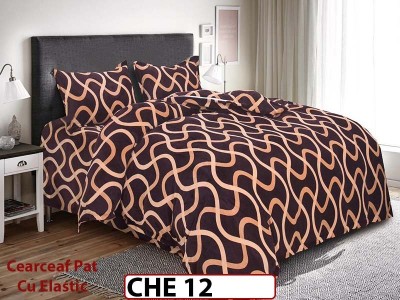 Lenjerie  cocolino  4 piese cu Cearceaf Elastic - CHE12 Lenjerie  cocolino  4 piese cu Cearceaf Elastic - CHE12