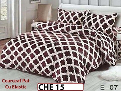 Lenjerie  cocolino  4 piese cu Cearceaf Elastic - CHE15 Lenjerie  cocolino  4 piese cu Cearceaf Elastic - CHE15