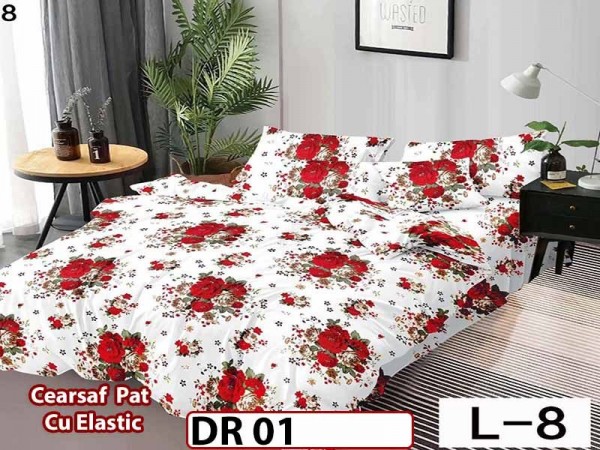 Lenjerie din Finet 4 piese cu elastic - DR01 Lenjerie din Finet 4 piese cu elastic - DR01