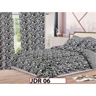 Lenjerie din finet 8 piese cu Draperii - JDR06