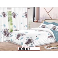 Lenjerie din finet 8 piese cu Draperii - JDR07