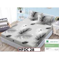 Husa de Pat din Finet + 2 Fete de Perne - Saltea 140x200 - Pat 2 Persoane -HFDC28