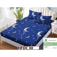 Husa de Pat din Finet + 2 Fete de Perne - Saltea 140x200 - Pat 2 Persoane -HFDC30