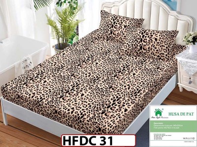 Husa de Pat din Finet + 2 Fete de Perne - Saltea 140x200 - Pat 2 Persoane -HFDC31 Husa de Pat din Finet + 2 Fete de Perne - Saltea 140x200 - Pat 2 Persoane -HFDC31
