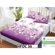 Husa de Pat din Finet + 2 Fete de Perne - Saltea 140x200 - Pat 2 Persoane -HFDC36