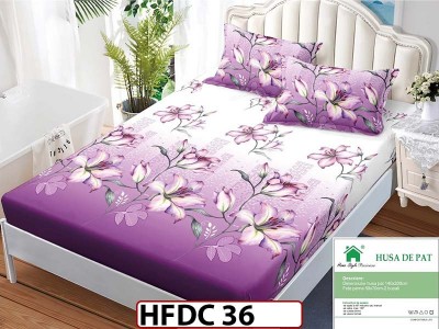 Husa de Pat din Finet + 2 Fete de Perne - Saltea 140x200 - Pat 2 Persoane -HFDC36 Husa de Pat din Finet + 2 Fete de Perne - Saltea 140x200 - Pat 2 Persoane -HFDC36