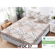 Husa de Pat din Finet + 2 Fete de Perne - Saltea 140x200 - Pat 2 Persoane -HFDC37