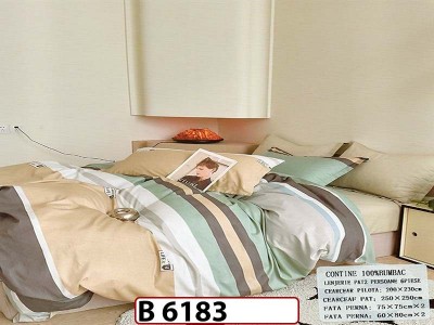 Lenjerie din bumbac 100% 6 piese - B 6183