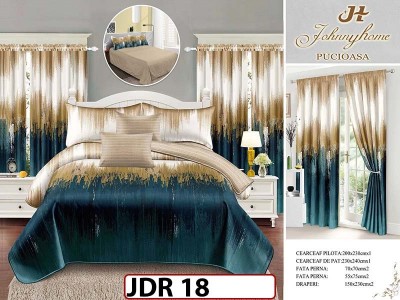Lenjerie din finet 8 piese cu Draperii - JDR18
