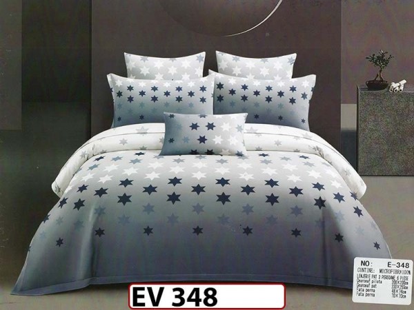 Lenjerie din bumbac Satinat 6 piese Casa New Concept - EV348 Lenjerie din bumbac Satinat 6 piese Casa New Concept - EV348