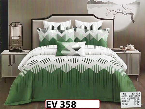 Lenjerie din bumbac Satinat 6 piese Casa New Concept - EV358 Lenjerie din bumbac Satinat 6 piese Casa New Concept - EV358