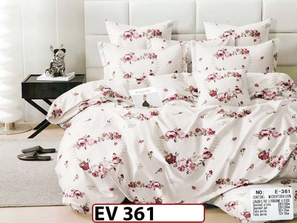 Lenjerie din bumbac Satinat 6 piese Casa New Concept - EV361