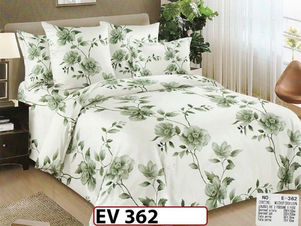 Lenjerie din bumbac Satinat 6 piese Casa New Concept - EV362 Lenjerie din bumbac Satinat 6 piese Casa New Concept - EV362