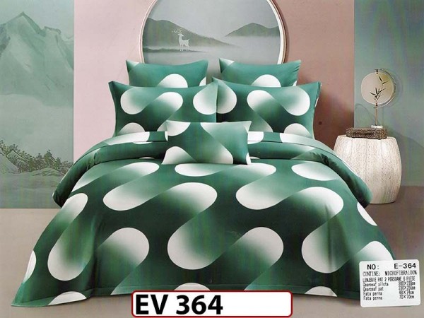 Lenjerie din bumbac Satinat 6 piese Casa New Concept - EV364 Lenjerie din bumbac Satinat 6 piese Casa New Concept - EV364